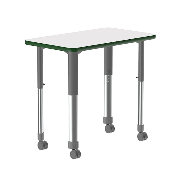 HPL Collaborative Desk - Casters - Rec